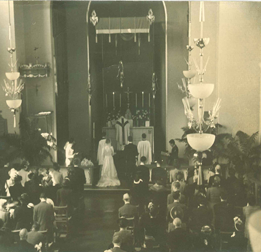 The Very First Wedding in Saint Thomas More Chapel